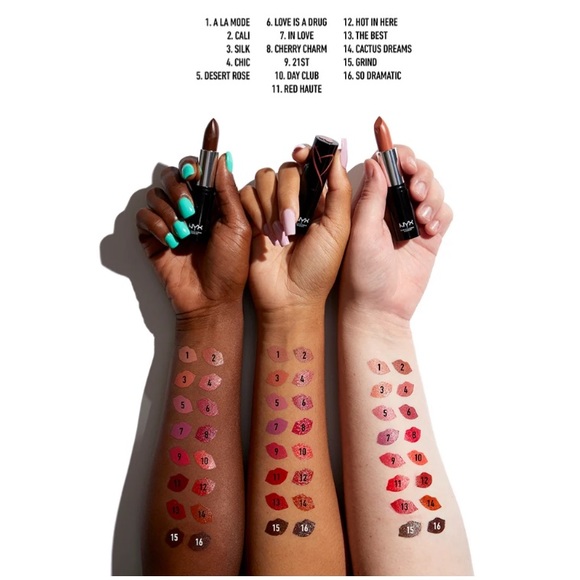 🆕NYX- Shout Loud Satin Lipstick: SO DRAMATIC - Picture 4 of 6